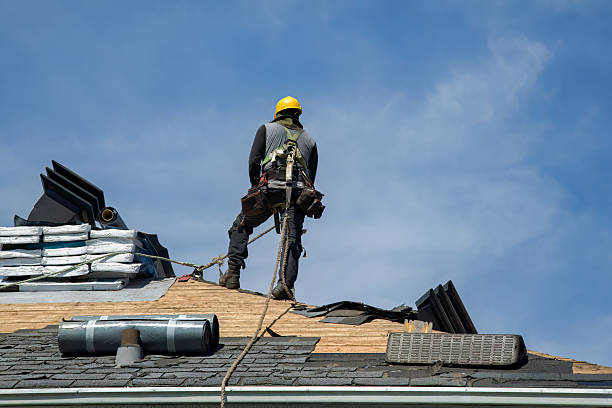 Professional Gutter Installation technician working in Grand Meadow, MN